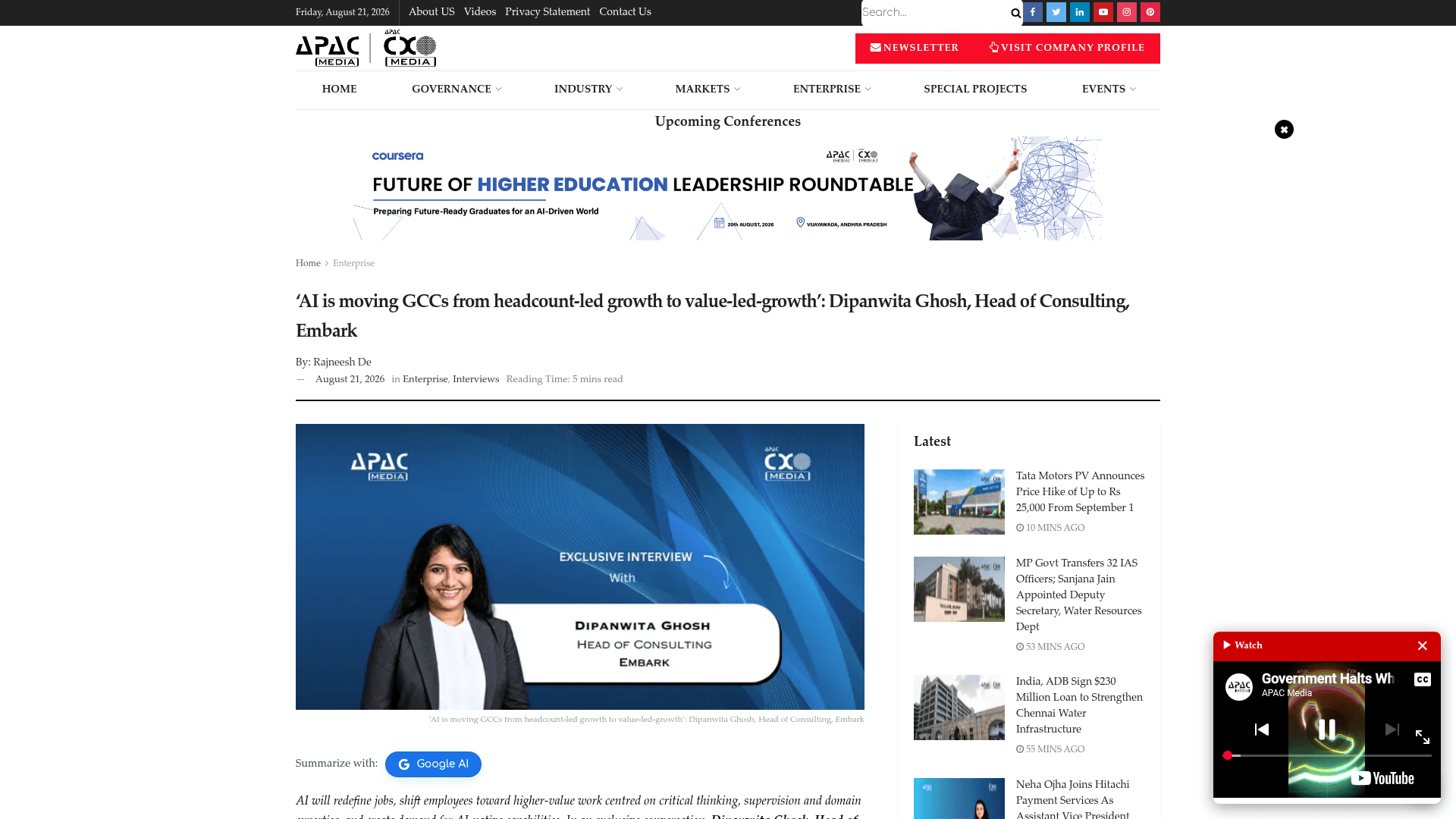 AI Is Moving GCCs From Headcount-Led Growth to Value-Led Growth