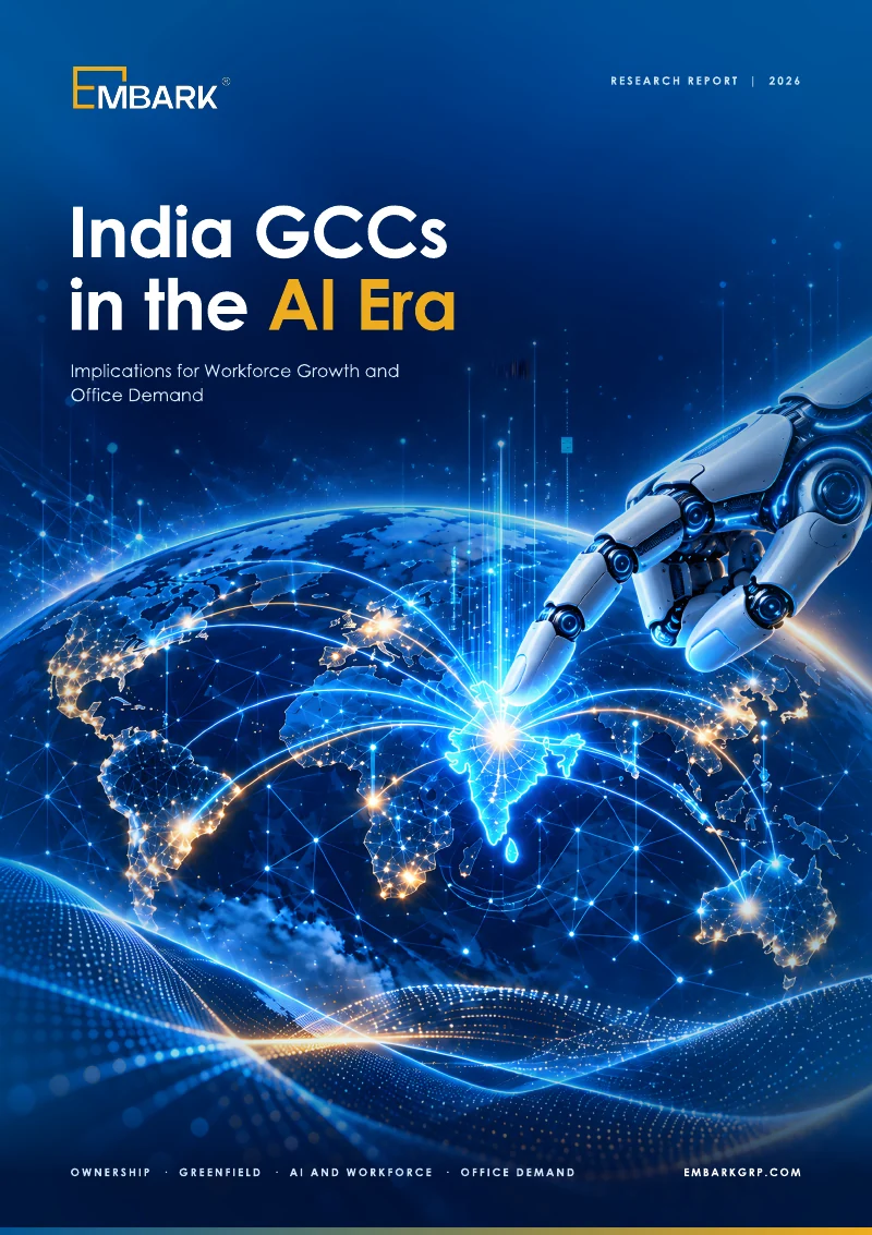 Cover of the Embark research report India GCCs in the AI Era